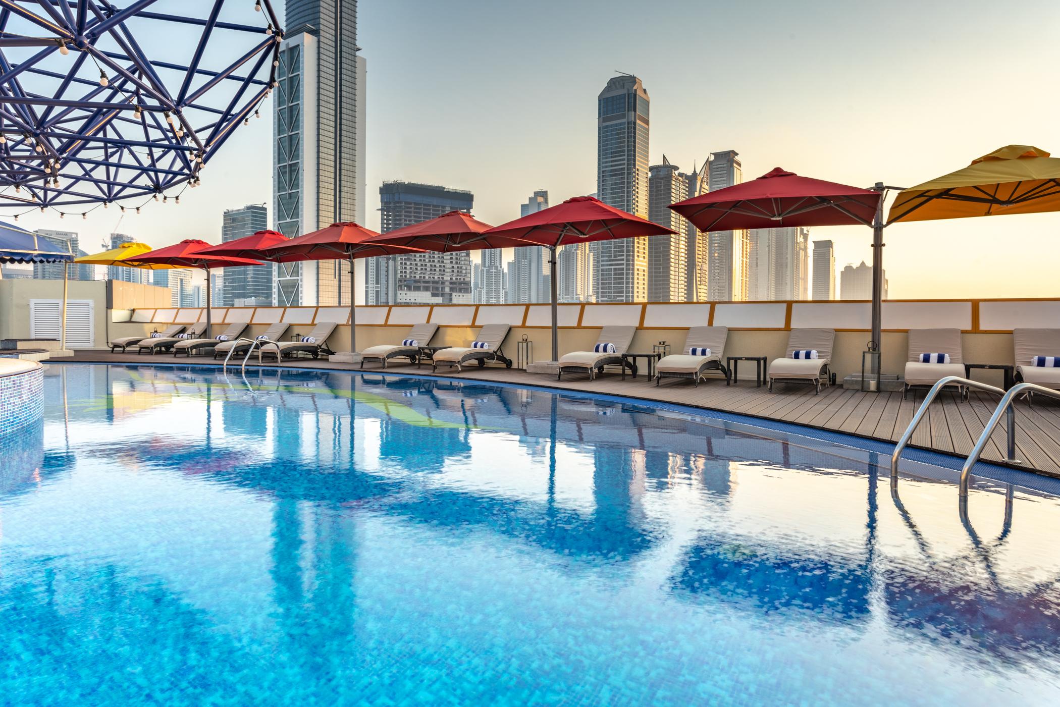 Leva Hotel Mazaya Centre Dubai Exterior foto
